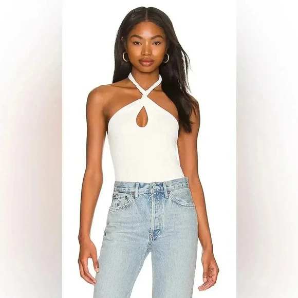 MINKPINK Maitland Knit Halter Top NWT S - Picture 1 of 7